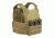 Vanguard Plate Carrier Set w/ Standard Cummerbund, Coyote Tan, Large