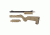 Tactical Solutions Takedown Barrel And Backpacker Stock Combo, Matte Black / FDE TDC-MB-B-FDE