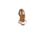 Tactical Tailor Tactical Thigh Holster, Desert Eagle .50 w/Jump, Right Hand, Coyote Brown, 67911-14