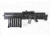 Tactical Walls MidMOD Rifle Display Package Rail AR10/AK w/ Mag Rack, Black, MWMIDRAILMAGAR10PK