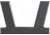 Tactical Walls ModWall Double Stack Hanger, Duo Facing, Black, MW9MM2