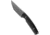 Tactile Knife Company Dreadeye Fixed Blade Knife, 2.75in, MagnaCut Steel, Micarta, Black, 20-DK-MC01-RMBL