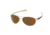 Tag Heuer 0253 Progressive Prescription Sunglasses, Gold Frame - Dark Brown/Ivory Temples Frame, Polarized Precision Brown Lens, 0253-205PR