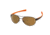 Tag Heuer 0253 Progressive Prescription Sunglasses, Matte Chocolate Frame - Brown/Orange Temples Frame, Outdoor Brown Lens-0253-708PR