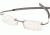 Tag Heuer 0341 Bifocal Prescription Eyeglasses, Sand Frame - Black/Light Grey Temples Frame, Clear Lens-0341-001BI