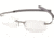 Tag Heuer 0344 Bifocal Prescription Eyeglasses, Sand Frame - Black/Light Grey Temples Frame, Clear Lens-0344-001BI