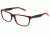 Tag Heuer B. Urban 0553 Progressive Prescription Eyeglasses, Black/Red Frame, 0553-002PR
