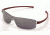 Tag Heuer Club Sunglasses, Brushed Ruthenium Frame/Dark Red Temples, Grey Outdoor Lens 7509-106