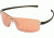 Tag Heuer Club Sunglasses, Shiny Palladium Frame/Havana Temples, Golf Photochromic Lens 7508-802