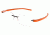 Tag Heuer Lava Frame - Orange Temples, 3942-006