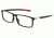 Tag Heuer Matte Black Frame - Matte Black/Red Temples, 0516-001