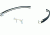 Tag Heuer Track S Eyeglasses, Pure Frame/Black White Temples, Clear Lens 7645-003