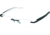 Tag Heuer Trends Rubber Eyeglasses, Matte Black Frame/White Black Temples, Clear Lens 8107-007