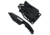 Takumitak Big Head Fixed Blade Knife, 3.25 in Blade , 3cr13, Black, TKF3S02