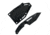 Takumitak Big Head Fixed Blade Knife, 3.25 in Blade , 3cr13, Black, TKF3S02