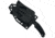 Takumitak Big Head Fixed Blade Knife, 3.25 in Blade , 3cr13, Black, TKF3S02