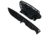 Takumitak Easy Night Fixed Blade Knife, 4.25 in Blade, 3cr13, Black, TKF304