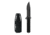 Takumitak Escort Fixed Blade Knife, 5.5in, D2, Drop Point, G10 Handle, Black Stonewash, TKF213SW