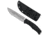 Takumitak Exit Point Fixed Blade Knife, 5.5in, D2, Drop Point, G10 Handle, Silver, TKF211SL