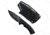 Takumitak Fit Fixed Blade Knife, 4.25 in Blade , 3cr13, Black, TKF306