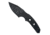 Takumitak Golden Ratio Fixed Blade Knife, 2.5 in Blade , 3cr13, Black, TKF3S03