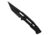 Takumitak Heat Fixed Blade Knife, 4.5 in Blade, 3cr13, Black, TKF301