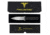 Takumitak Hitter Fixed Blade Knife, 5.5in, D2, Spear Point, G10 Handle, Silver, TKF214SL