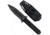 Takumitak Hitter Fixed Blade Knife, 5.5in, D2, Spear Point, G10 Handle, Black Stonewash, TKF214SW