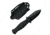 Takumitak Little Buddy Fixed Blade Knife, 2.9 in Blade , 3cr13, Black, TKF3S04