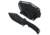 Takumitak Neuter Fixed Blade Knife, 4.5 in Blade , 3cr13, Black, TKF319