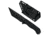 Takumitak Scalpel Fixed Blade Knife, 4.5 in Blade , 3cr13, Black, TKF312