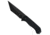 Takumitak Scalpel Fixed Blade Knife, 4.5 in Blade , 3cr13, Black, TKF312