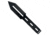 Takumitak Silence Fixed Blade Knife, 4.25 in Blade , 3cr13, Black, TKF311