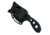 Takumitak Skinner Fixed Blade Knife, 2.5 in Blade , 3cr13, Black, TKF3S01