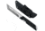 Takumitak Solution Fixed Blade Knife, 5.75in, D2, Tanto, G10 Handle, Silver, TKF216SL