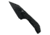Takumitak Sparky Fixed Blade Knife, 2.9 in Blade , 3cr13, Black, TKF3S09