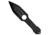 Takumitak Steel Rain Fixed Blade Knife, 4.63 in Blade , 3cr13, Black, TKF314