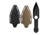 Takumitak Steel Rain Fixed Blade Knife, 4.63 in Blade , 3cr13, Black, TKF314