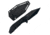 Takumitak Terminal Fixed Blade Knife, 4 in Blade , 3cr13, Black, TKF320