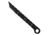 Takumitak Utility Fixed Blade Knife, 1.75 in Blade , 3cr13, Black, TKF3S05