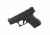 Fits Glock 43, Black, Rubber
