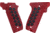 TANDEMKROSS Hivebrid G10 Panel Grips For Smith &amp; Wesson SW22 Victory, Red with Black, TK23N0400RED1