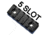 Tdi Arms Picatinny Tactical Rail w/ MLOK Interface, Aluminum, 5 Slots, Black, Small, MLOK-R5