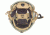 Team Wendy Exfil Ballistic Helmet, NO Shroud, Boltless LED Retention, Coyote Brown, Medium/Large 73-31N-E31-LÂ 