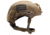 Team Wendy EXFIL Ballistic Helmet w/Shroud, Boltless LED Retention, Left Eye Dominant, Coyote Brown, Medium/Large, 73-31S-E31-L