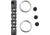 TEC Accessories Isotope 360 Fob Black Diamond, for mounting a 3mm x 23mm glass tritium vial, TEC-S360-D