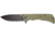 Templar Knife Paladin Folder Folding Knife, 3.25 in Blade, D2, OD Green, PFMGN321