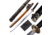 Ten Ryu Fixed Blade, 41in, Carbon Steel Blade, Black Cord Wrap Handle TR-032GD