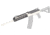 Texas Weapon Systems Gen-3 Dog Leg Scope Rail w/Hinge Base &amp; Quick Release, Saiga-12, Black, 35518
