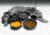 Texsport Black Ice Cookware Set, 6.50" Diameter Frying Pan, Lid, 8 fl oz Measuring Cup, 16 fl oz Pot 13418TEX